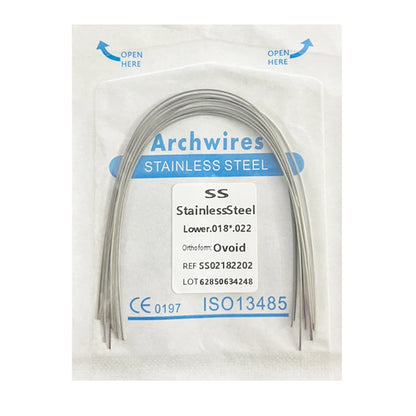 10pcs/Pack Dental Orthodontic Lingual Button Bottom Bondable Metal