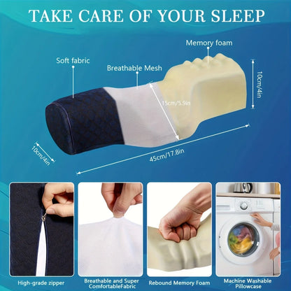 1pc Cervical Support Pillow - Comfortable, Durable, Ergonomic Neck