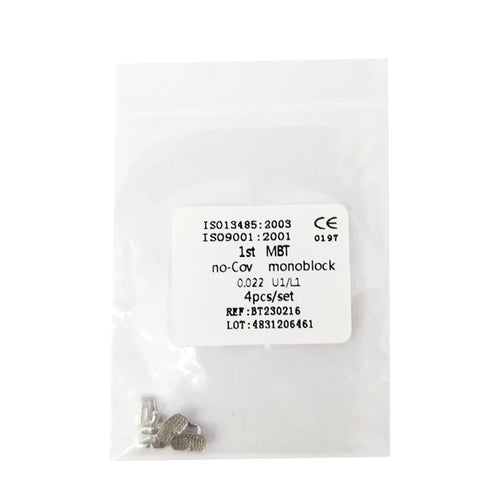 10pcs/Pack Dental Orthodontic Lingual Button Bottom Bondable Metal