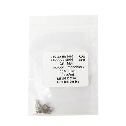 10pcs/Pack Dental Orthodontic Lingual Button Bottom Bondable Metal