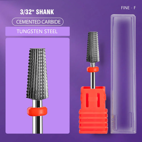 Ceramic Tungsten Carbide Nail Drill Bit Rotate Burr Milling Nail