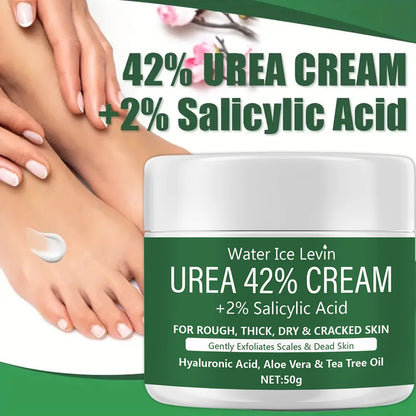New 42% Urea Cream + 2% Salicylic acid Foot and hand Moisturizer, deep