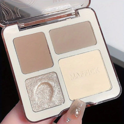 Natural Stereoscopic Face Powder Palette  Matte Bronzer  Contour