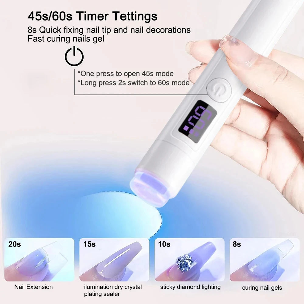 Professional Ultraviolet Mini Nails Drying Light UV LED Nail Lamp