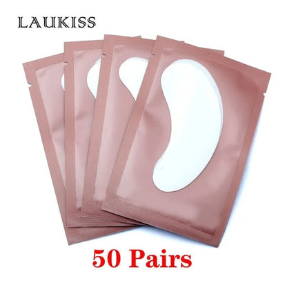 25/50/100Pairs Eye Patches Under Eyelash Pads for Building Hydrogel