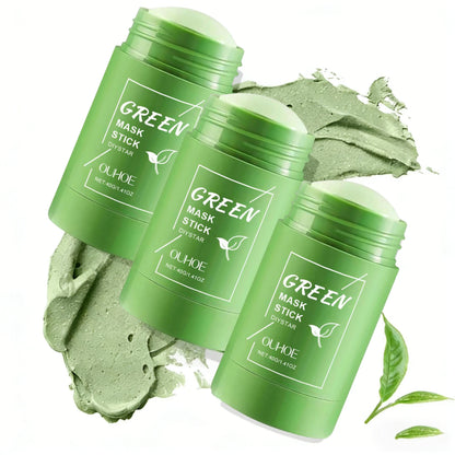 1~5PCS Green Tea Clay Stick For Face Green Mask Stick Smear Acne