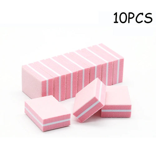 50Pc Professional Mini Nails Art buffer File 100/180 Sandpaper