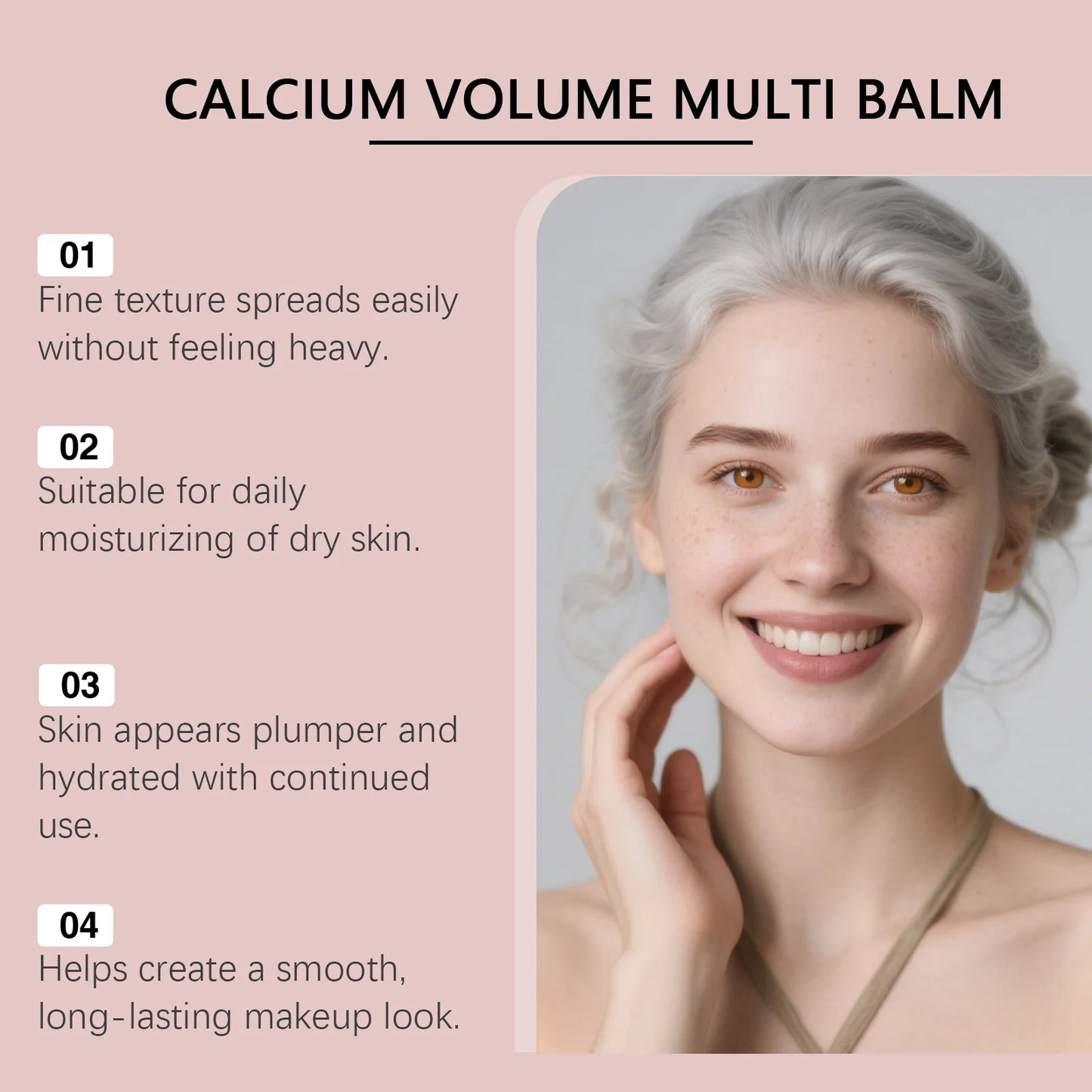 Calcium Volume Multi Balm Deep Hydration Face Skin Elasticity Enhanced