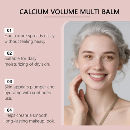 Calcium Volume Multi Balm Deep Hydration Face Skin Elasticity Enhanced
