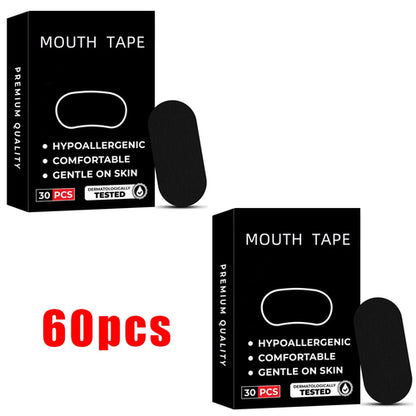 30/60/90Pcs Anti Snoring Sleep Mouth Tape Best Breathing Nasal Strips