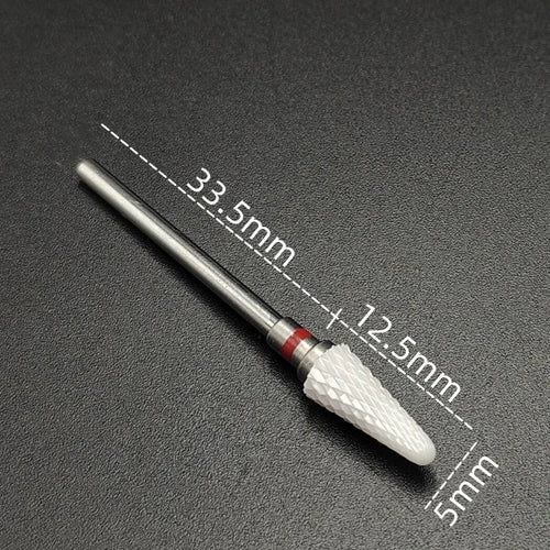 Ceramic Carbide Nail Drill Bit Rotate Burr Milling Nail Cutter Bits