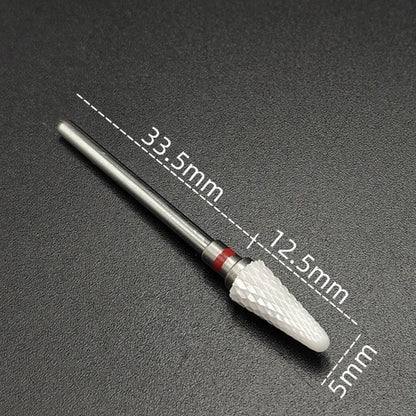 Ceramic Carbide Nail Drill Bit Rotate Burr Milling Nail Cutter Bits