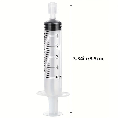 10/20pcs 5ml syringe plastic perfume dispenser tool refills cosmetics