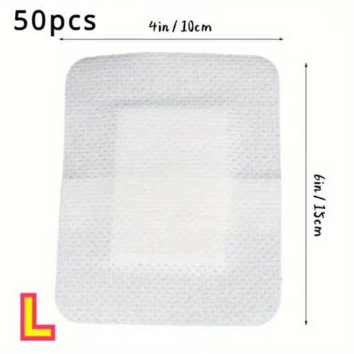 50 pcs 6*7cm grand pansement adhésif médical Non tissé pansement,