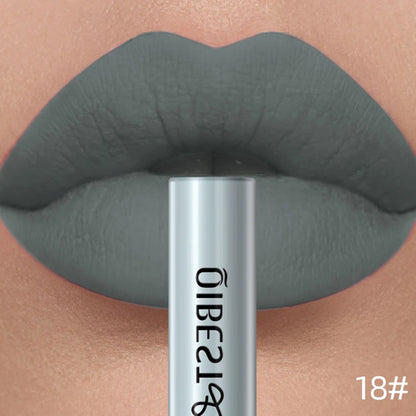 QIBEST Matte Liquid Lipstick Waterproof Long Lasting Velvet Lip Gloss