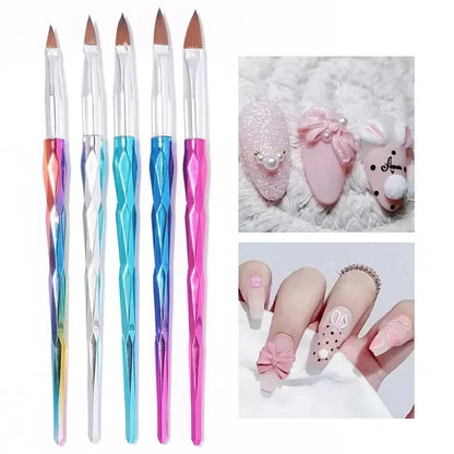 5/20Pcs Nail Art Brush Design Tip Painting Drawing Carving Dotting Pen