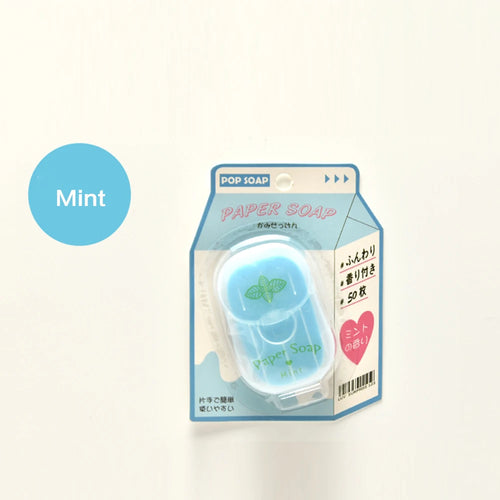 Portable Hand Soap Sheets for Travel | Dissolving Cleanser Wipes |