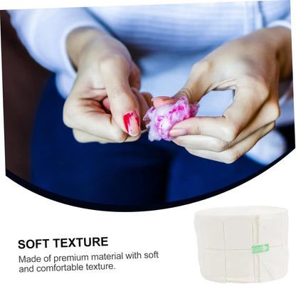 300Pcs/Roll Nail Polish Remover Cotton Pads White Torn Off Lint Free
