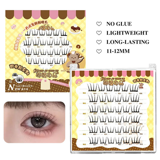 Self-Adhesive No-glue Eyelashes Ultra-thin Sheet Series False