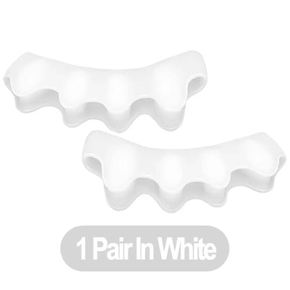 1 Pair Silicone Toe Separator, Bunion Corrector,Hammer Toe Corrector,
