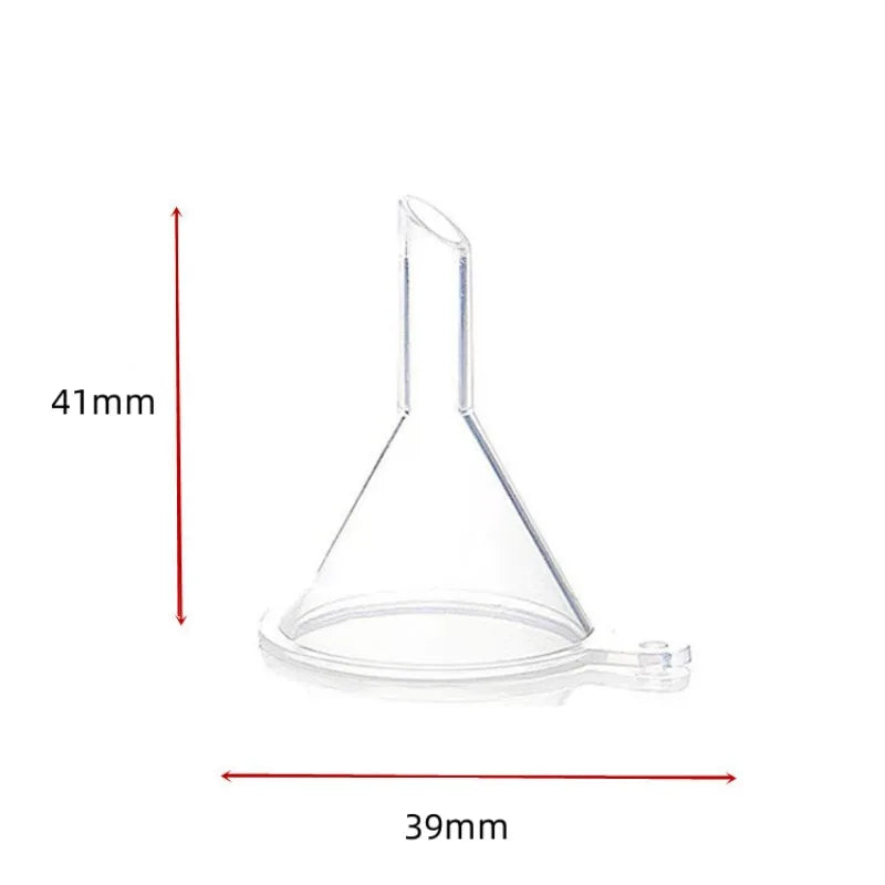 10Pcs Mini Funnel Filling Empty Bottle Packing Tool For Travel Plastic