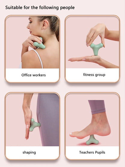 Four Corner Fascia Ball Plantar Ball Massage Shoulder Neck Waist Hand