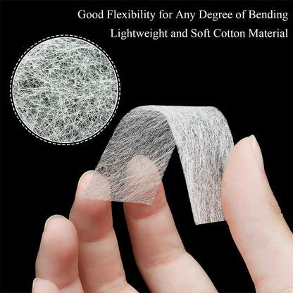 Fiberglass Non-woven Silks Manicure Building 10/20/50Pcs Nail