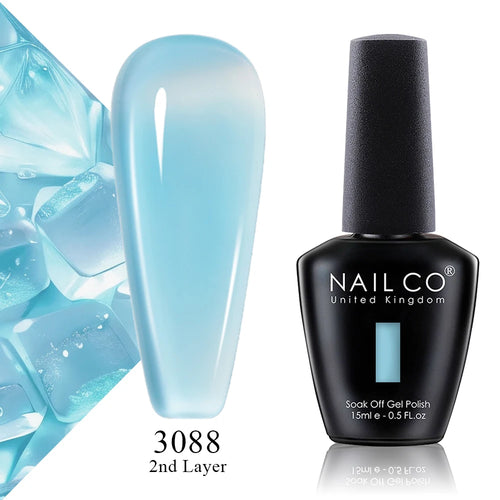 NAILCO 15ml Translucent Color Gel Nail Polish Vernis Semi Permanent UV
