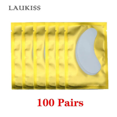 25/50/100Pairs Eye Patches Under Eyelash Pads for Building Hydrogel