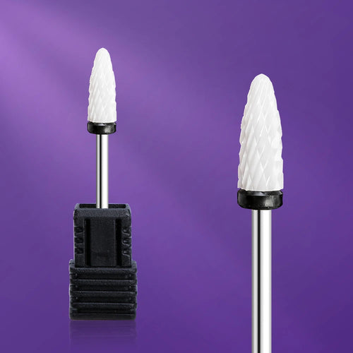 Ceramic Tungsten Carbide Nail Drill Bit Rotate Burr Milling Nail