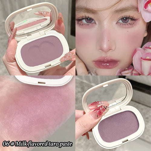 Single Color Blush Silky Texture High Color Rendering No Powder