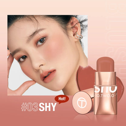 O.TWO.O Lipstick Blush Stick 3-in-1 Eyes Cheek and Lip Tint Buildable Waterproof