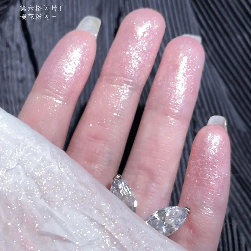 DIKALU Transparent Acrylic Eyeshadow Tray Pearl Matte Waterproof Is