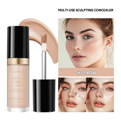 Long-lasting Coverage Concealer Matte Foundation Multi-Use Cream Oil