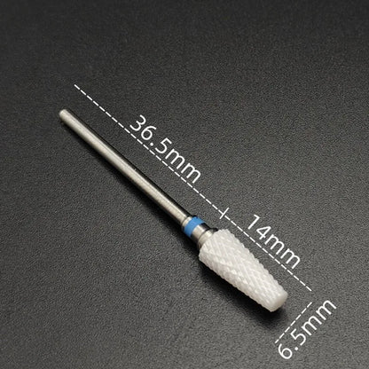 Ceramic Carbide Nail Drill Bit Rotate Burr Milling Nail Cutter Bits