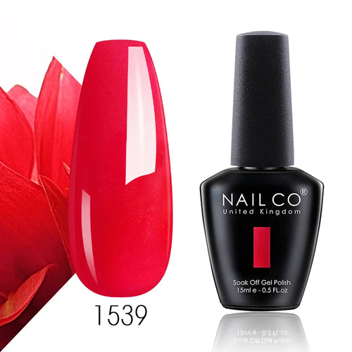 NAILCO 15ml Translucent Color Gel Nail Polish Vernis Semi Permanent UV