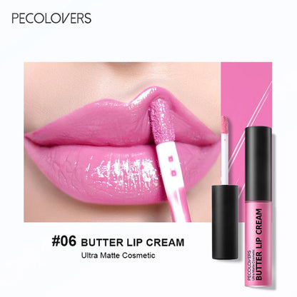 1PC Butter Gloss Non-Sticky Lip Gloss Long Lasting Nude Lip Makeup