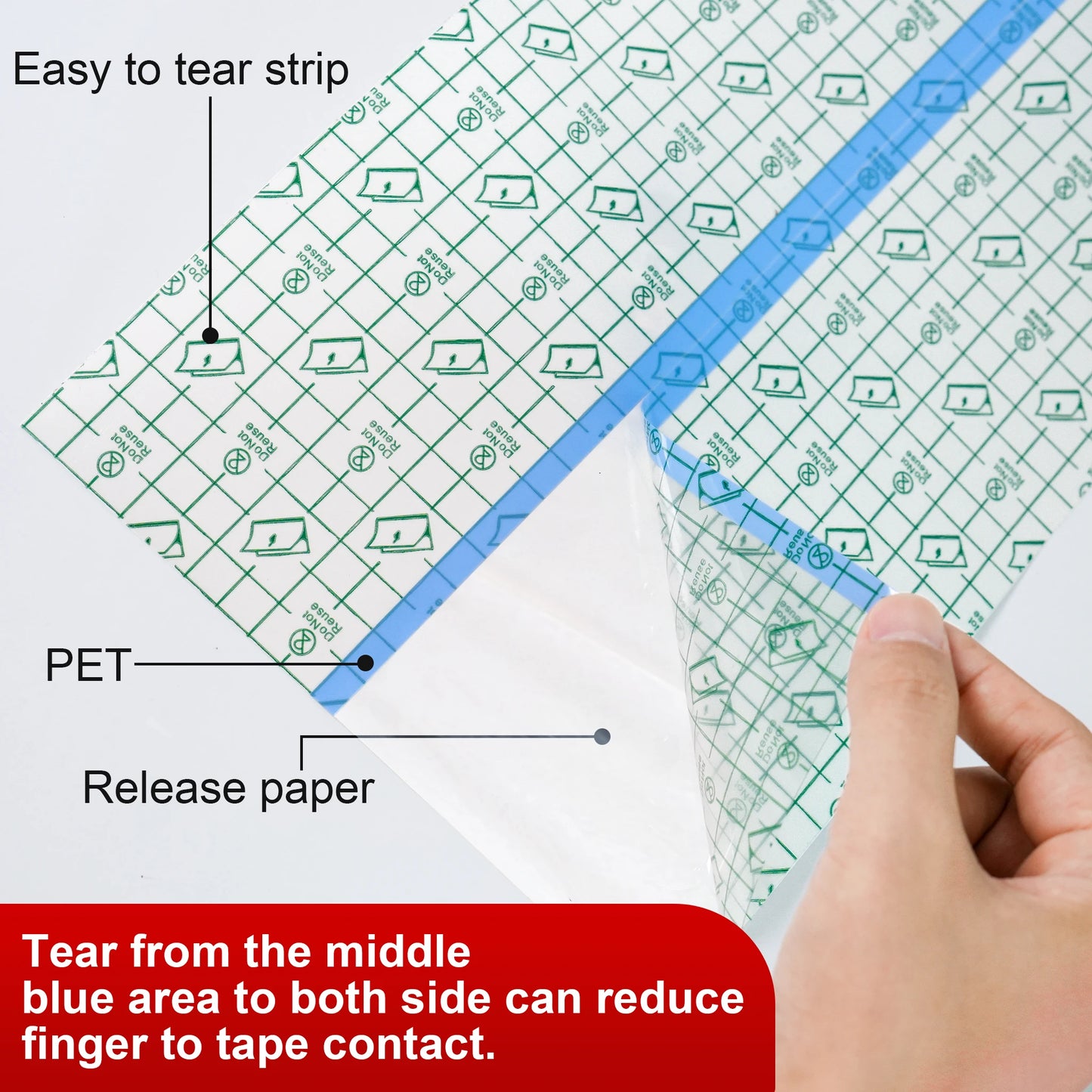 1 Roll PU Waterproof Tattoo Film Sticker  Aftercare Protective Skin