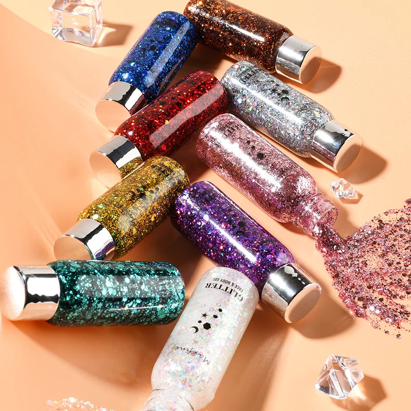 Eye Glitter Nail Hair Body Face Gel Art Waterproof High Gloss Glitter