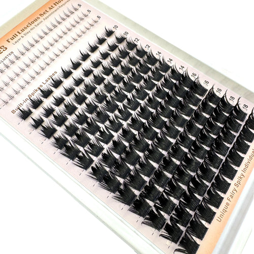 Wispy Lash Clusters with Spikes Salon-Like Eyelash Clusters DIY D
