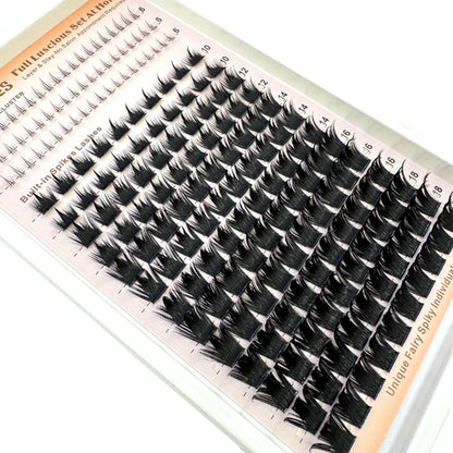 Wispy Lash Clusters with Spikes Salon-Like Eyelash Clusters DIY D