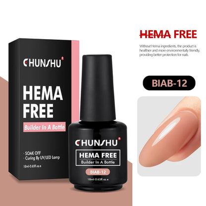 CHUNSHU Hema FREE Construction UV Gel 18ml Builder Nail Gel In A