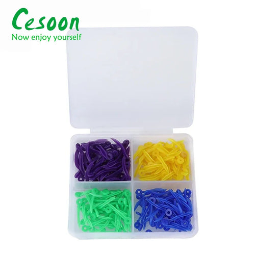 200Pc Dental Disposable Tooth Gap Wedges With End Circular Hole
