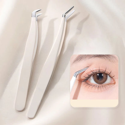 Multifunctional Tweezers Stainless Steel Eyelash Tweezers Grafting