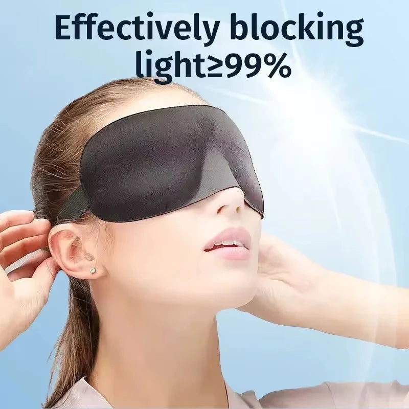 1-3pcs Sleep Mask Blockout Eye Mask for Side Sleeper Women Men