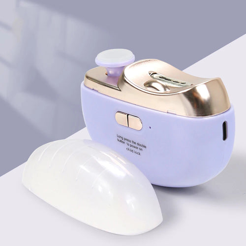 Automatic Anicure Trimmer Electric Nail Clippers With Light Adult Baby