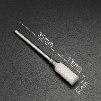 Ceramic Carbide Nail Drill Bit Rotate Burr Milling Nail Cutter Bits