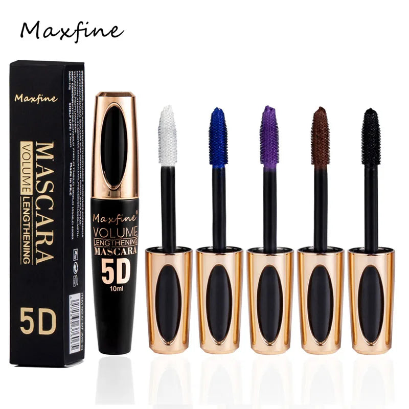 5D Silk Mascara with Big Eyes, Strong and Lasting Black Content and