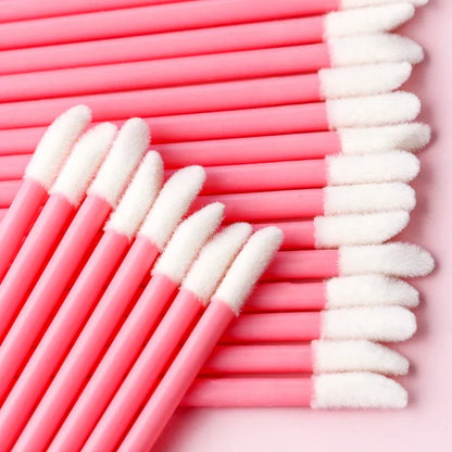 wholesale 50Pcs Disposable Lip Brushes Lipstick Gloss Applicators