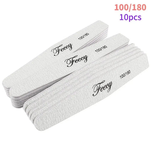 10Pcs/Lot Nail File Buffer Double Side Nail Files Buffer